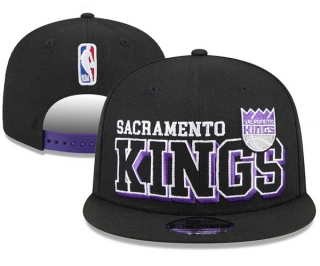 NBA Sacramento Kings New Era Black Gameday 9FIFTY Snapback Hat 3013
