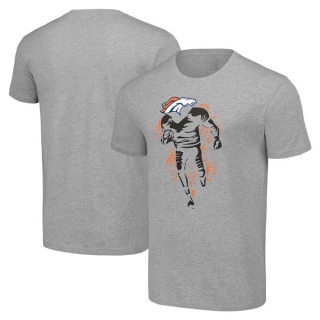 Men's NFL Denver Broncos Gray Starter Logo Graphic T-Shirt
