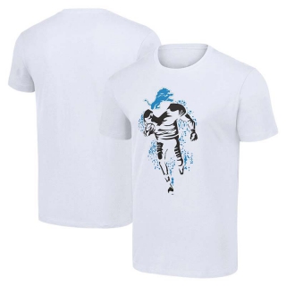 Men's NFL Detroit Lions White Starter Logo Graphic T-Shirt