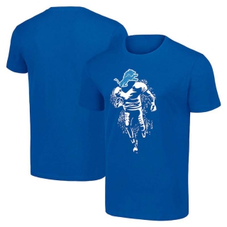 Men's NFL Detroit Lions Blue Starter Logo Graphic T-Shirt