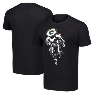 Men's NFL Green Bay Packers Black Starter Logo Graphic T-Shirt