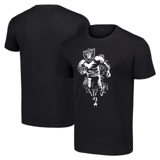 Men's NFL Las Vegas Raiders Black Starter Logo Graphic T-Shirt