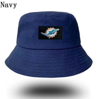 Unisex NFL Miami Dolphins New Era Buket Hat Navy 9003