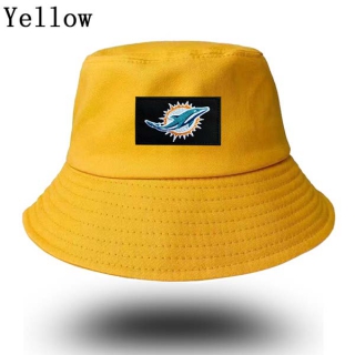 Unisex NFL Miami Dolphins New Era Buket Hat Yellow 9007