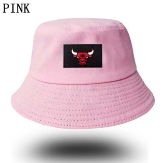 Unisex NBA Chicago Bulls New Era Buket Hat Pink 9007