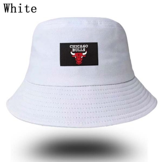 Unisex NBA Chicago Bulls New Era Buket Hat White 9012