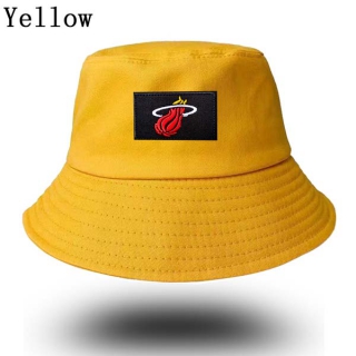 Unisex NBA Miami Heat New Era Buket Hat Yellow 9007