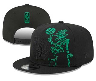 NBA Boston Celtics New Era Elements Black Kelly Green 9FIFTY Snapback Hat 2039