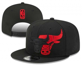 NBA Chicago Bulls New Era Elements Black Red 9FIFTY Snapback Hat 2258