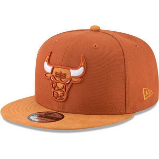 NBA Chicago Bulls New Era Orange Rust Tonal Choice 9FIFTY Snapback Hat 2260