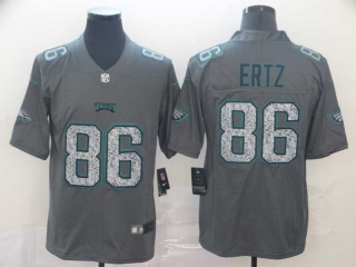 Men's NFL Philadelphia Eagles #86 Zach Ertz Gray Static Stitched Vapor Untouchable Limited Jersey